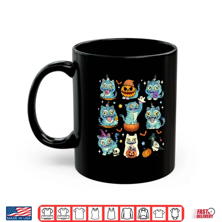 Derpy Tiger And Sussie Bird Halloween Shirt 3 Mug Derpy Tiger and Sussie Bird Halloween Shirt