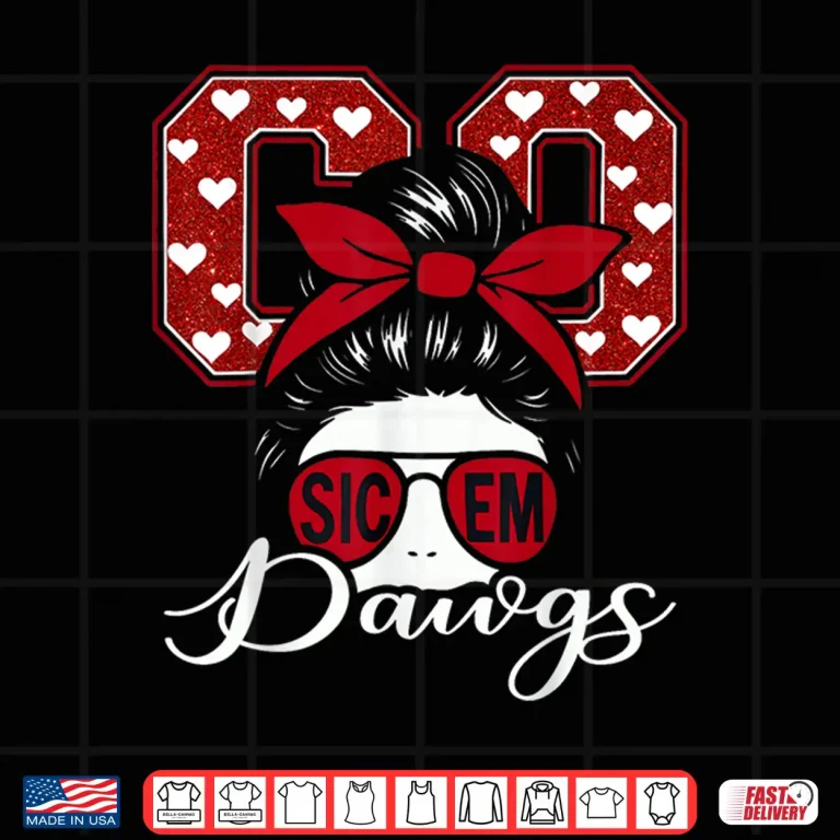 Design Go Dawgs Funny Sic Em Retro Shirt