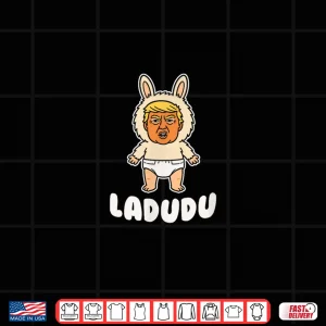 Design Ladudu Funny Baby Diaper Doll Pop Culture Humor Gift Shirt