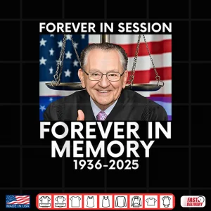 Design Forever in Session Forever in Memory Judge Caprio 1936 2025 Shirt