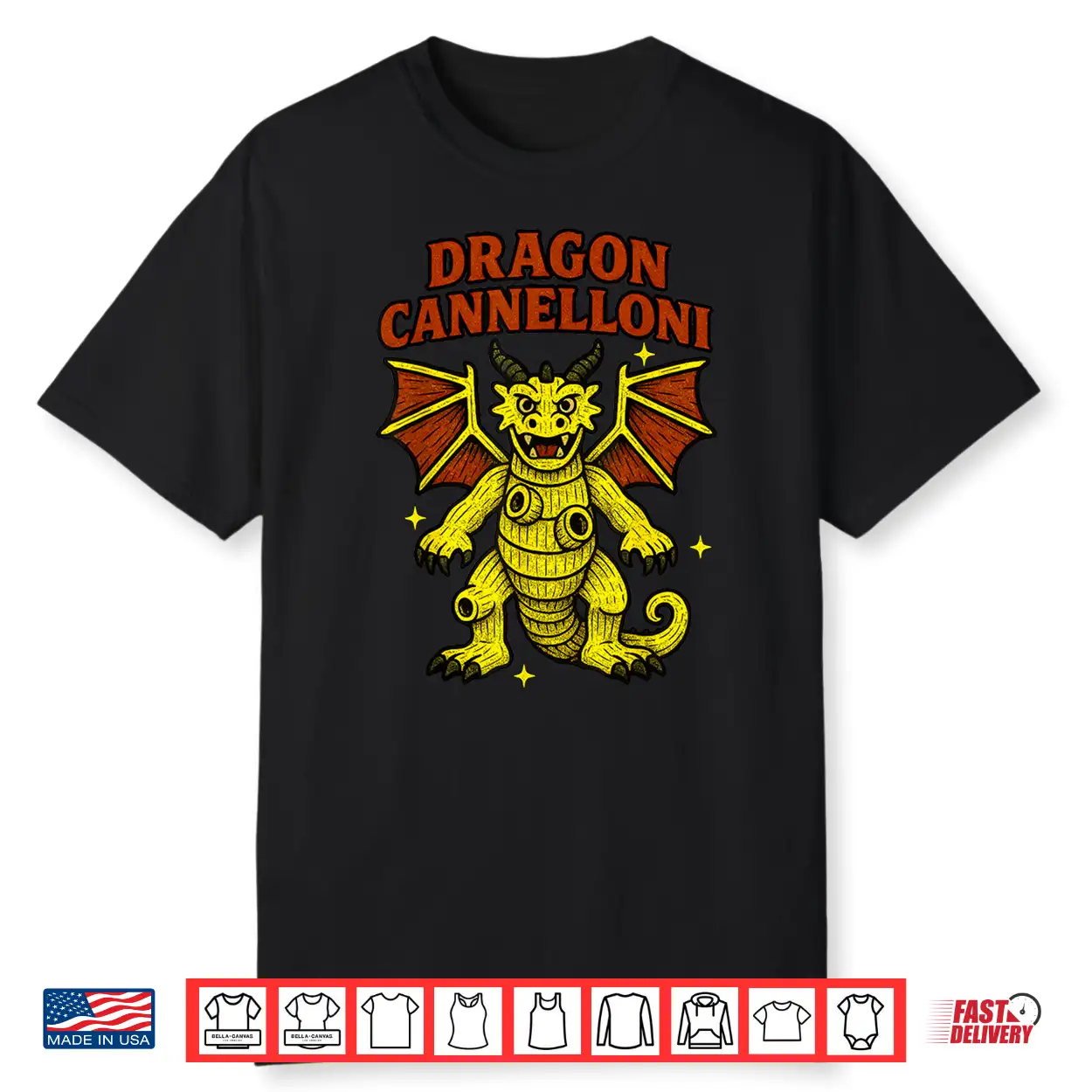 Dragon Cannelloni Funny Italian Brainrot Pasta Kids Meme Shirt Dragon Cannelloni Funny Italian Brainrot Pasta Kids Meme Shirt