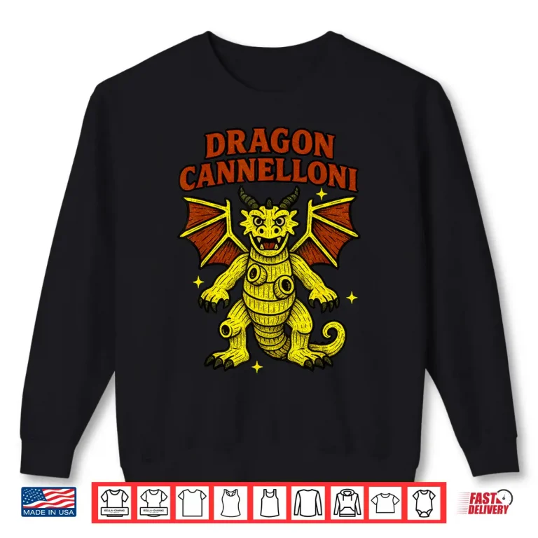Dragon Cannelloni Funny Italian Brainrot Pasta Kids Meme Shirt 2 Sweatshirt Dragon Cannelloni Funny Italian Brainrot Pasta Kids Meme Shirt