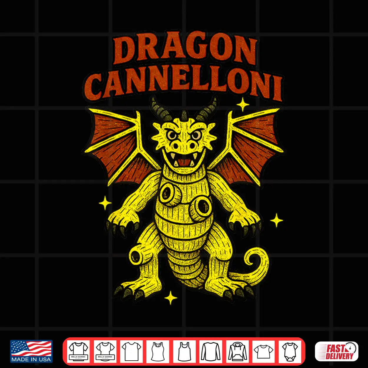 Dragon Cannelloni Funny Italian Brainrot Pasta Kids Meme Shirt Dragon Cannelloni Funny Italian Brainrot Pasta Kids Meme Shirt