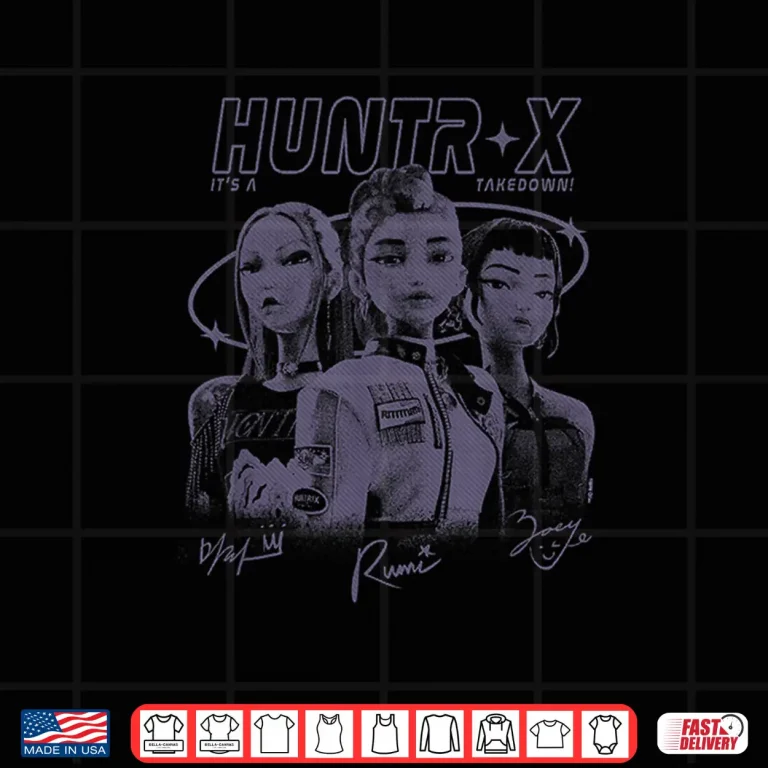 Huntrix Takedown Kpop Demon Hunters Shirt 4 Design HUNTRIX Takedown Kpop Demon Hunters Shirt