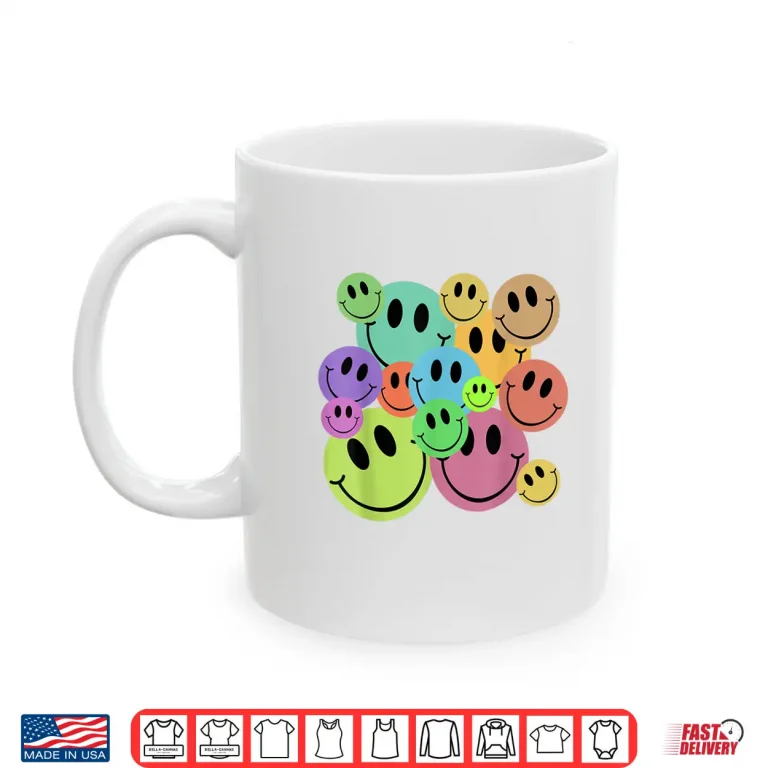 Mug Smile Face Vintage Trendy Shirt