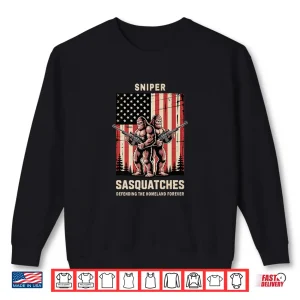 Sweatshirt Sniper Sasquatches Defending The Homeland Shirt
