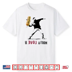 Throwing Sandwich Revolution Funny Humor Meme Shirt