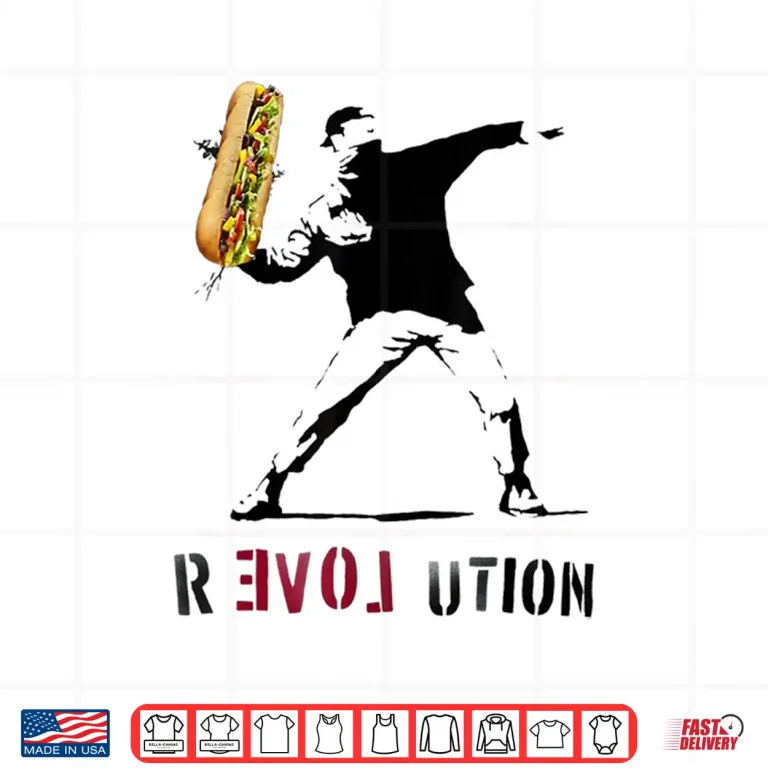 Design Throwing Sandwich Revolution Funny Humor Meme Shirt 2