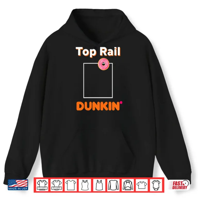 Hoodie Red Sox Top Rail Dunkin Donut Shirt