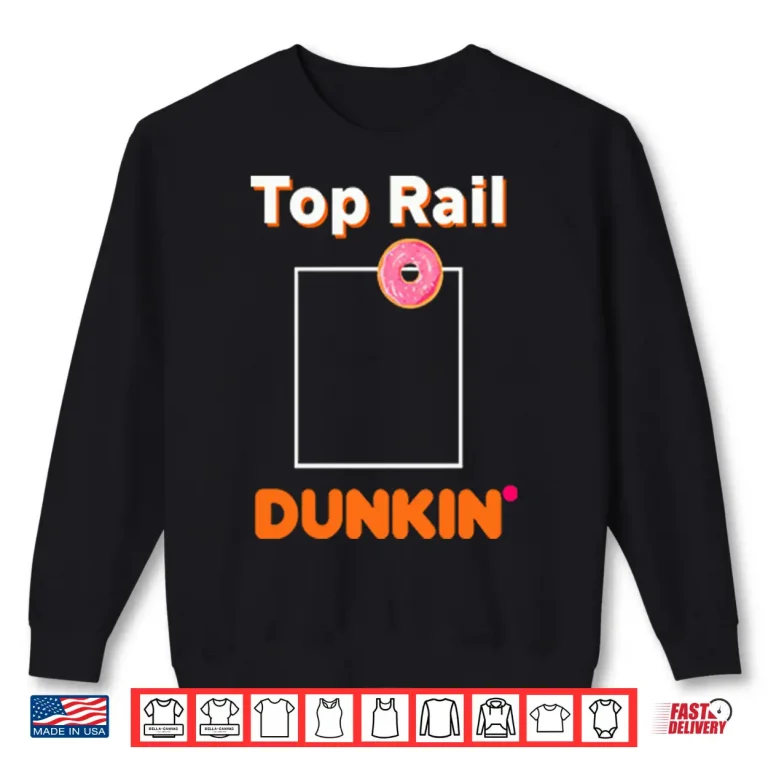 Sweatshirt Red Sox Top Rail Dunkin Donut Shirt