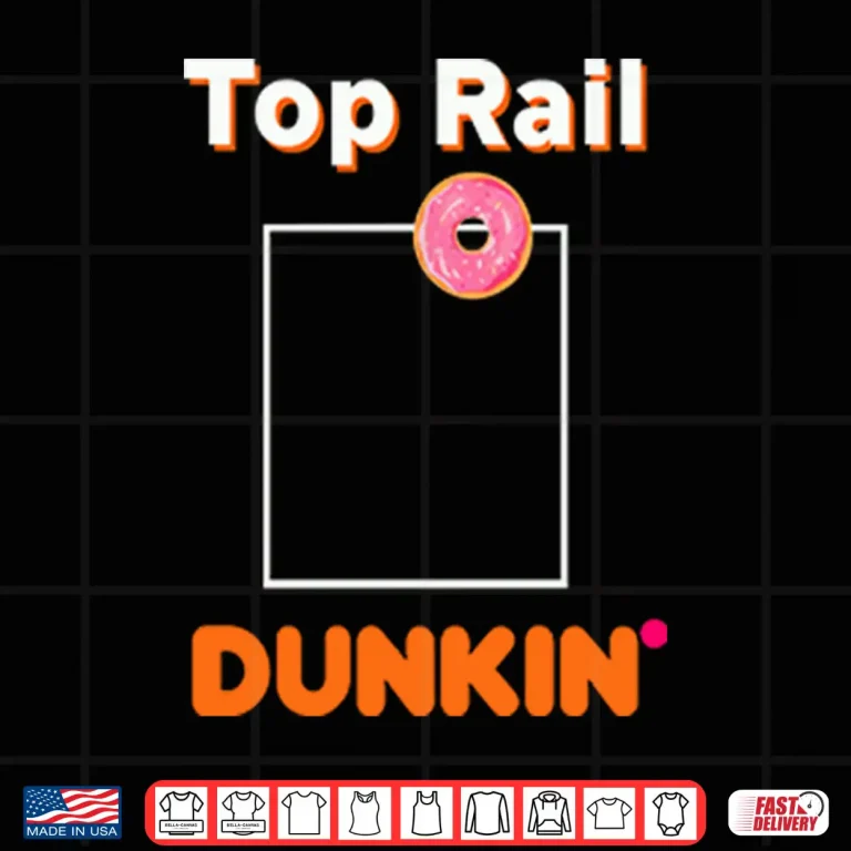 Design Red Sox Top Rail Dunkin Donut Shirt