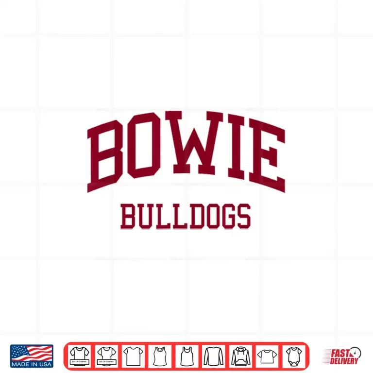 Bowie High School Hs Bowie Md Retro Sports Shirt 4 Design Bowie High School HS Bowie MD Retro Sports Shirt
