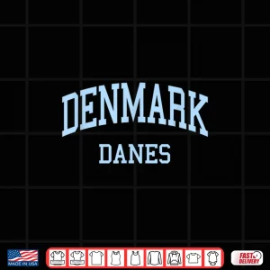 Design Denmark High School HS Alpharetta GA Retro Sports Shirt