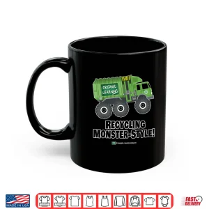 Mug Monster Recycling Garbage Truck Shirt