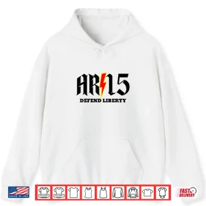 Hoodie AR15 Defend Liberty Shirt 1