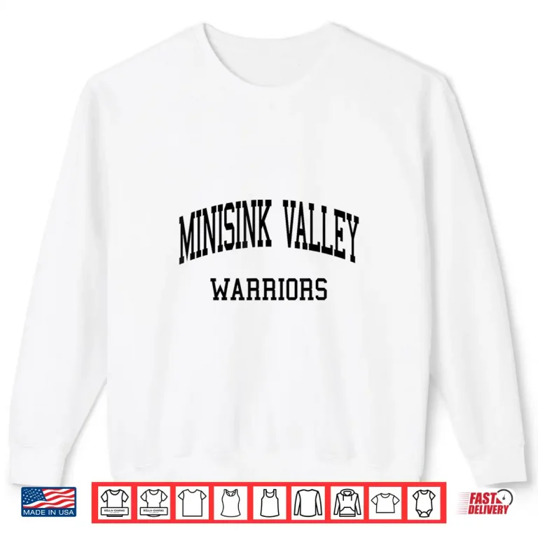 Sweatshirt Minisink Valley HS Slate Hill NY Retro Sports Shirt 1