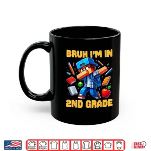 Mug Bruh Im in 2nd Grade Dabbing Boys Kids Gamer Back To School Shirt