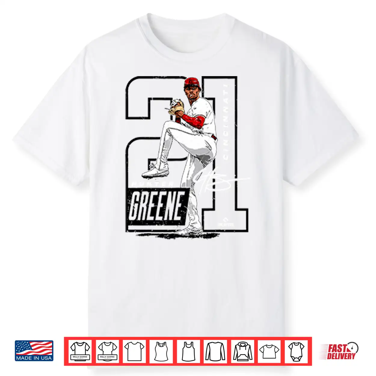 Hunter Greene Cincinnati Shirt Hunter Greene Cincinnati Shirt