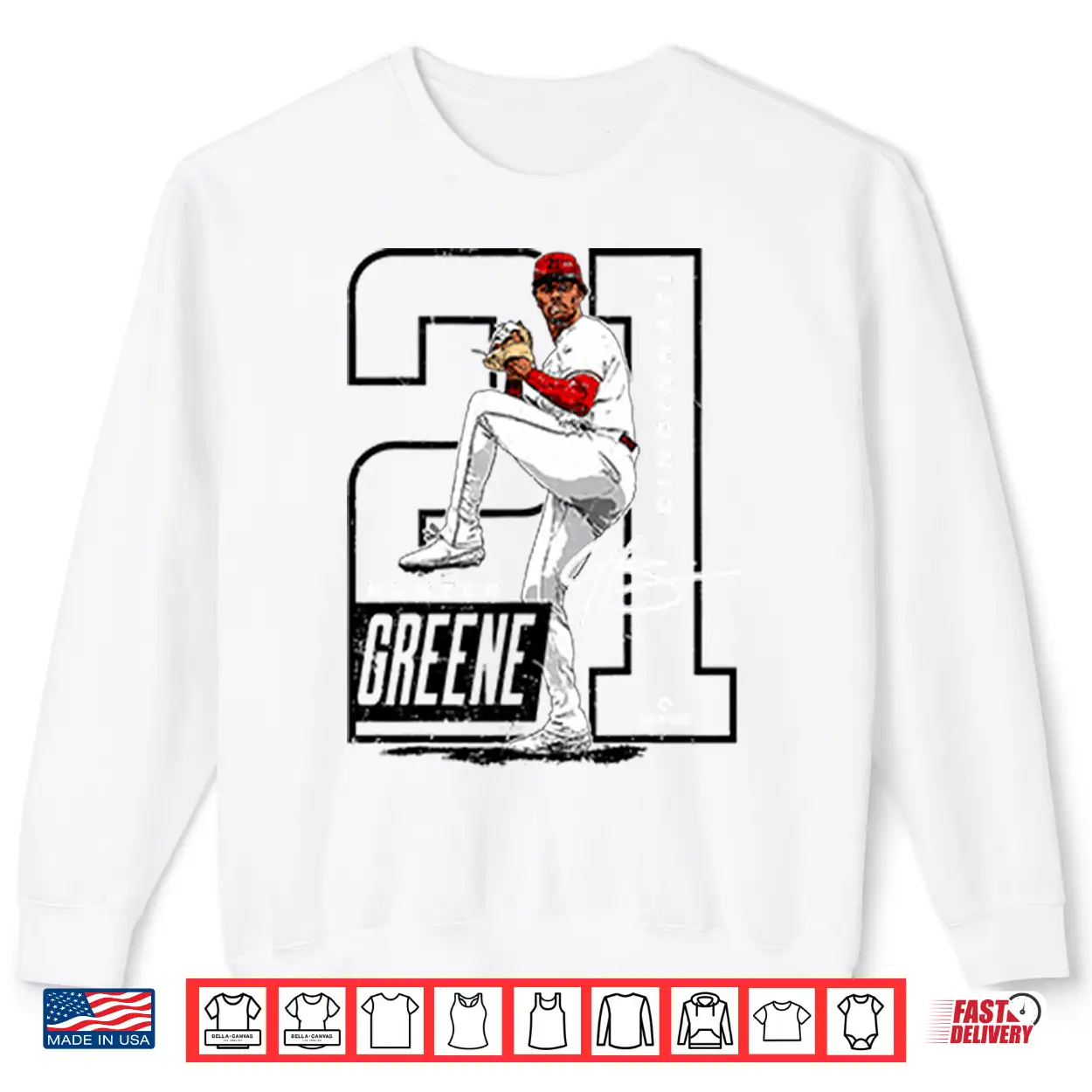 Hunter Greene Cincinnati Shirt Hunter Greene Cincinnati Shirt