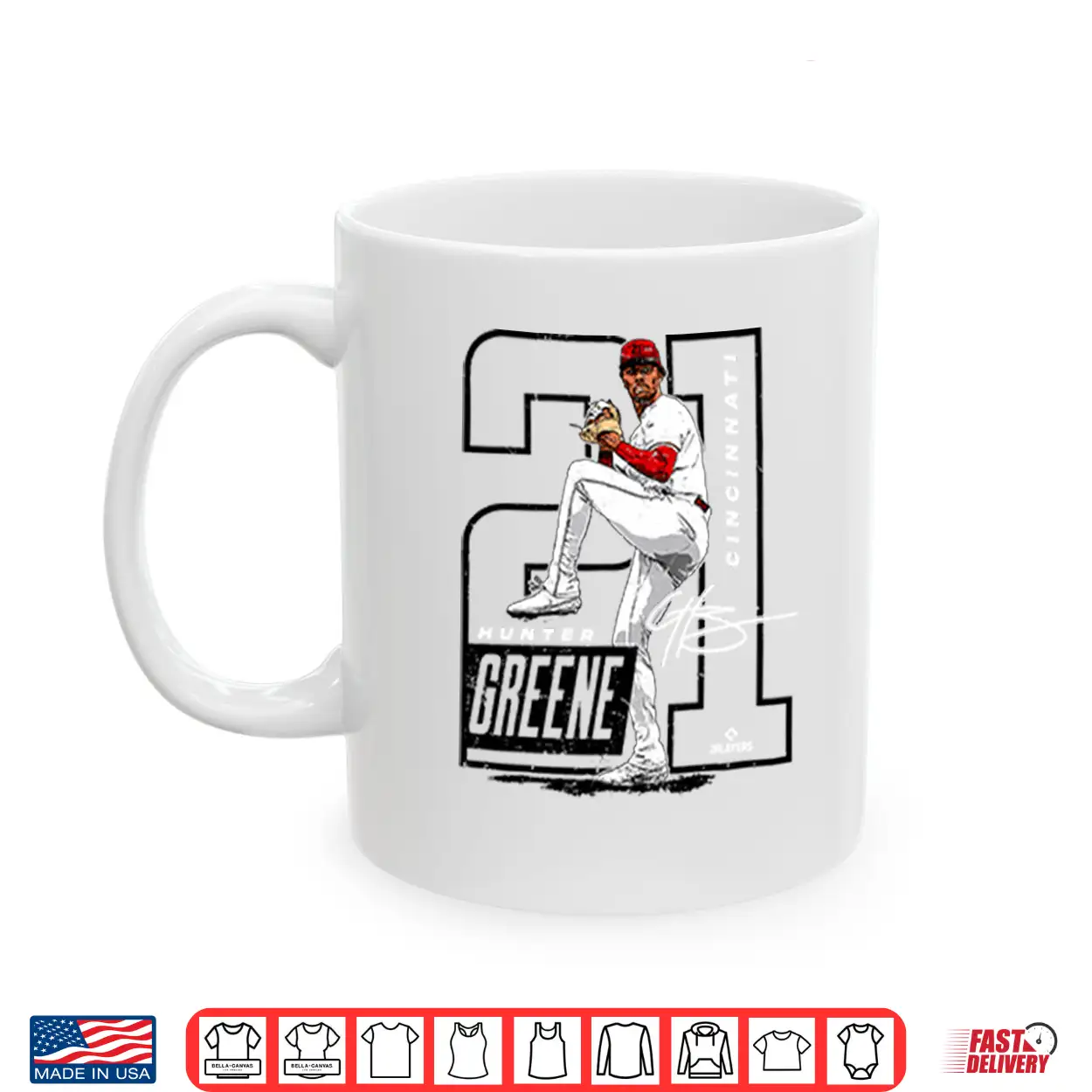 Hunter Greene Cincinnati Shirt Hunter Greene Cincinnati Shirt