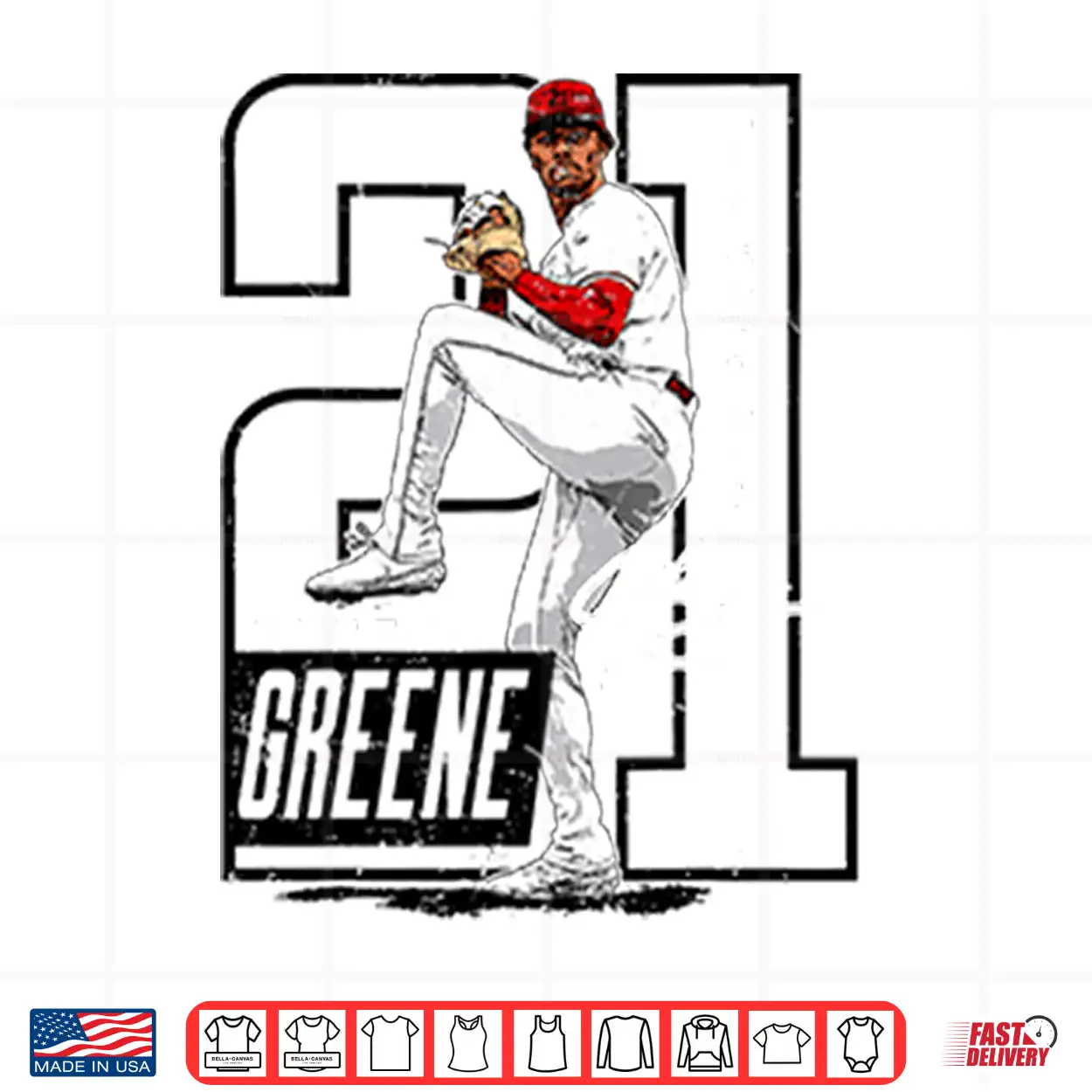 Hunter Greene Cincinnati Shirt Hunter Greene Cincinnati Shirt