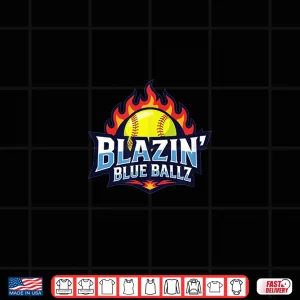 Design Blazin Blue Ballz Shirt