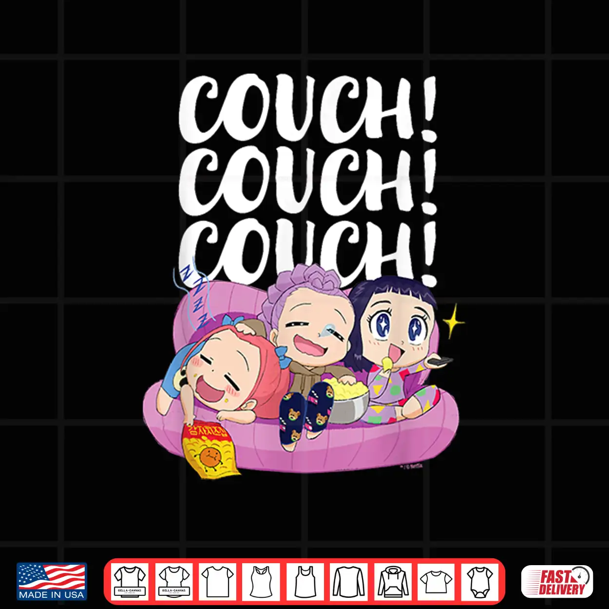 Couch Couch Couch Kpop Demon Hunter Shirt Couch Couch Couch Kpop Demon Hunter Shirt