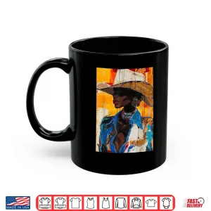 Mug Black Cowgirl Painting Art Western Rodeo Melanin Shirt