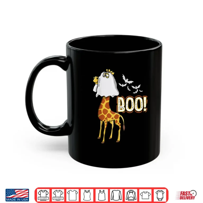 Mug Giraffe Boo Halloween Costume Shirt 1