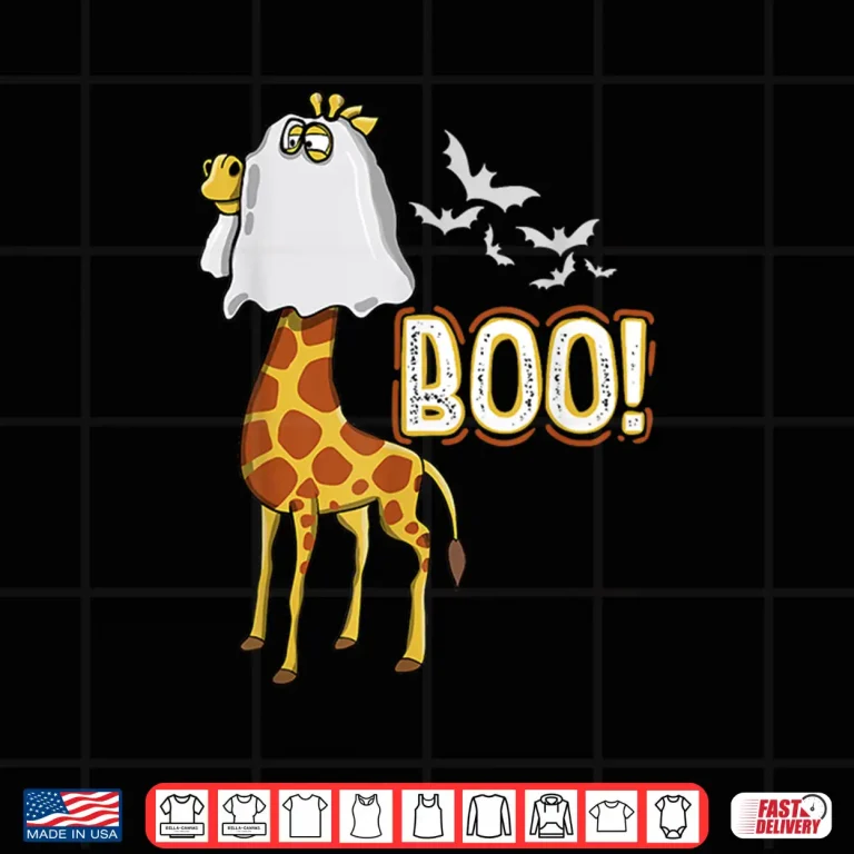 Design Giraffe Boo Halloween Costume Shirt 1