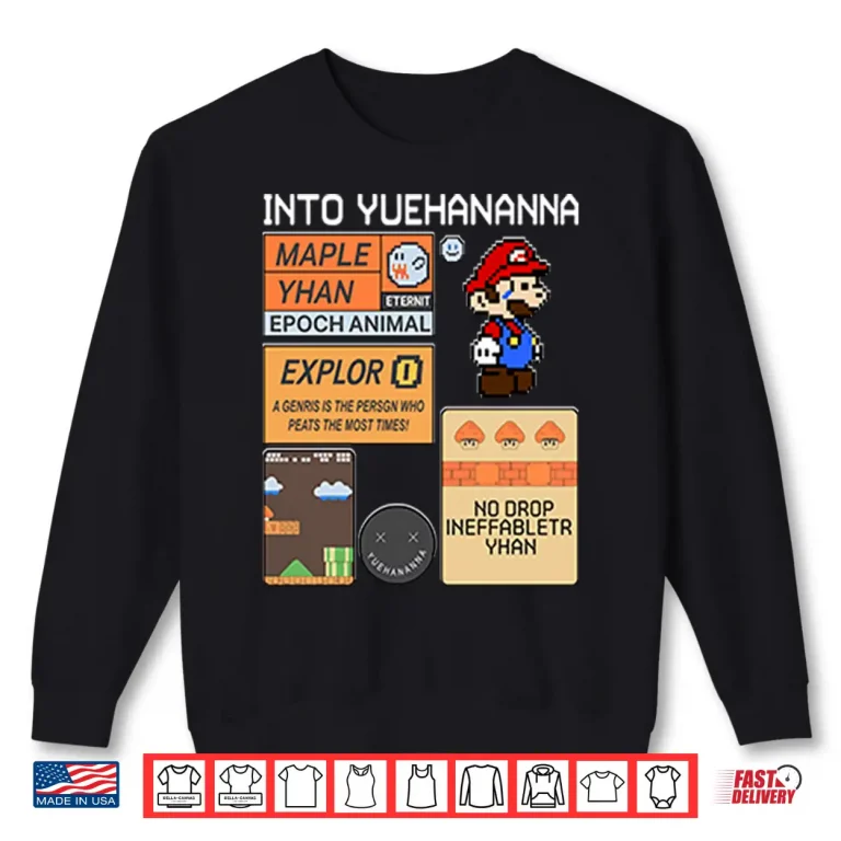 Sweatshirt Into Yuehananna Super Mario Bros Shirt