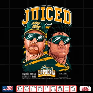 Design Juiced Bash Bros Mark McGwire And Jose Canseco Shirt