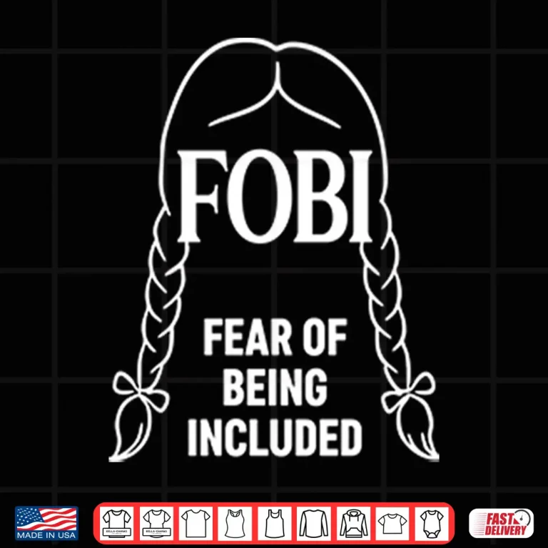 Design Wednesday Addams FOBI Fear Of Being Included Shirt