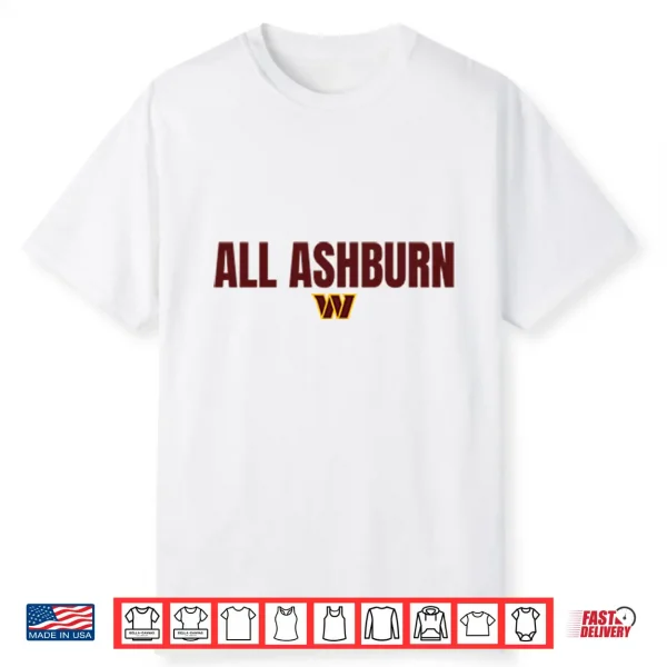All Ashburn Washington Commanders Shirt