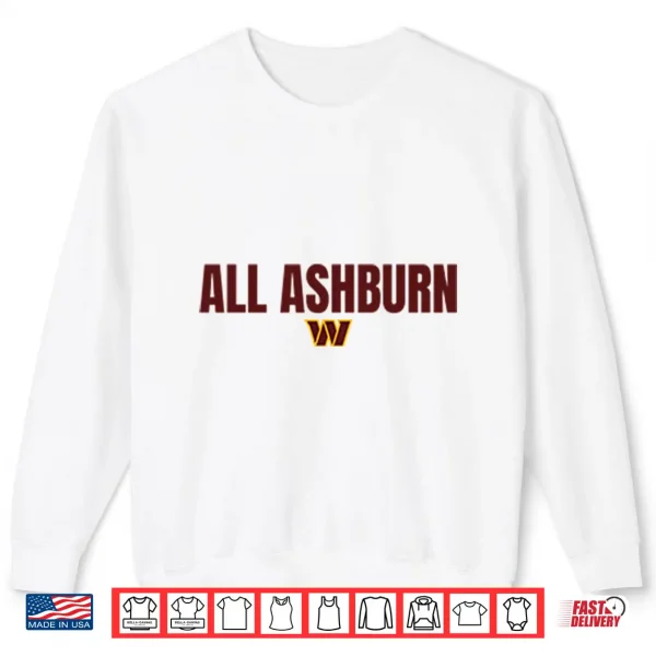 Sweatshirt All Ashburn Washington Commanders Shirt