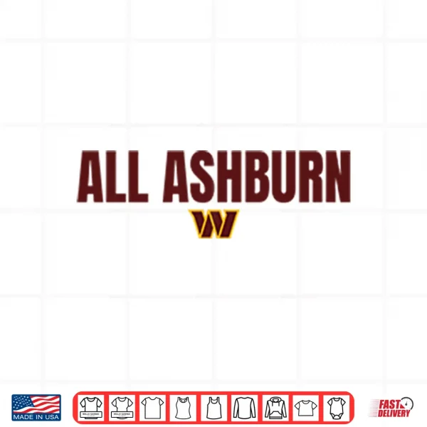 Design All Ashburn Washington Commanders Shirt