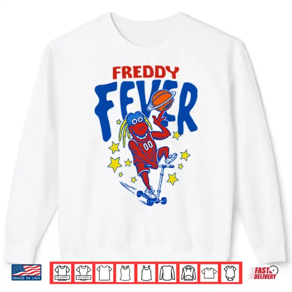 Sweatshirt Freddy Fever Mascot Indiana Fever Basketball Shirt