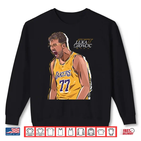 Sweatshirt Luka Doncic Lakers Shirt