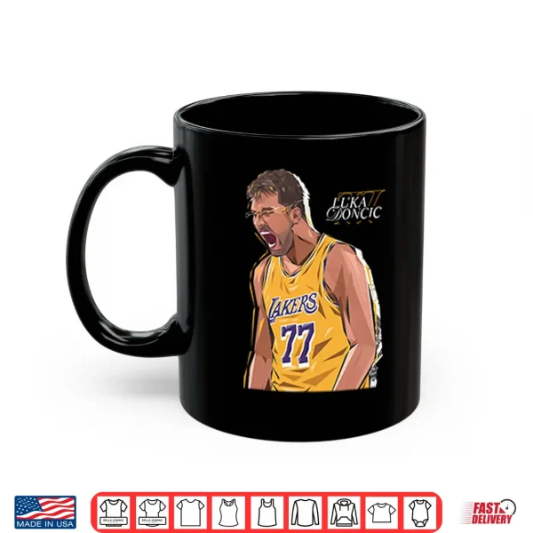 Mug Luka Doncic Lakers Shirt