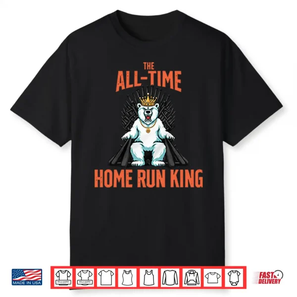 Pete Alonso Mets Polar Bear Home Run King Shirt