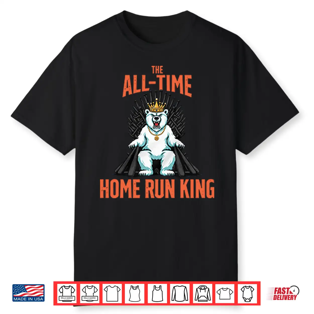 Pete Alonso Mets Polar Bear Home Run King Shirt Pete Alonso Mets Polar Bear Home Run King Shirt