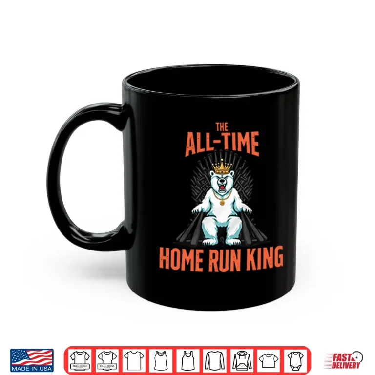 Mug Pete Alonso Mets Polar Bear Home Run King Shirt