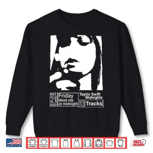 Sweatshirt Taylor Swift Midnights Album Cover Shirt