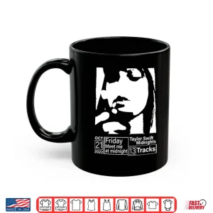 Mug Taylor Swift Midnights Album Cover Shirt