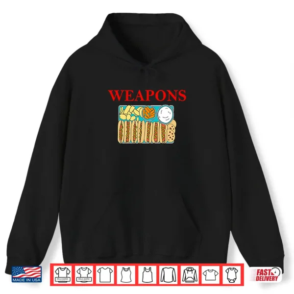 Hoodie Weapons Snack Shirt