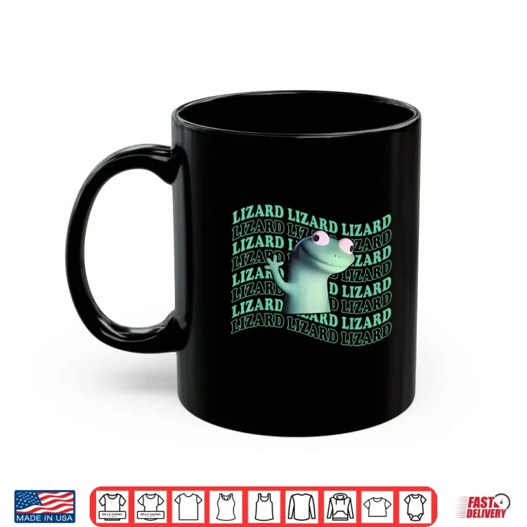 Mug Cute Lizard Meme Aesthetic Shirt