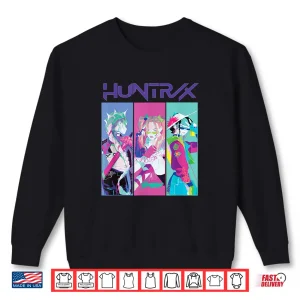 Sweatshirt HUNTRIX Girls Cyberpunk Style K Pop Demon Hunter Shirt