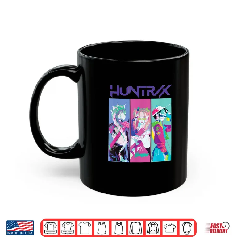 Mug HUNTRIX Girls Cyberpunk Style K Pop Demon Hunter Shirt