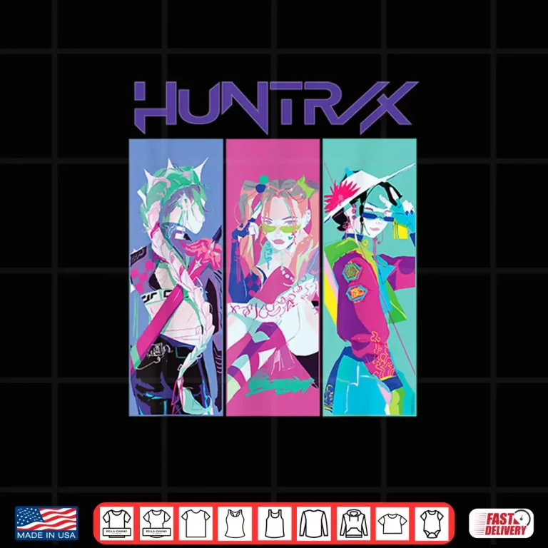 Design HUNTRIX Girls Cyberpunk Style K Pop Demon Hunter Shirt