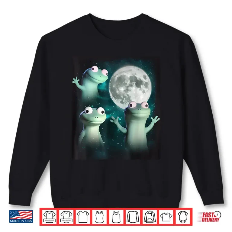 Sweatshirt Lizard Lizard Lizard Funny Lizard Moon Shirt